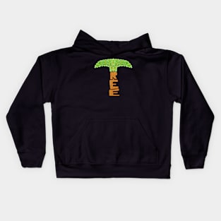 Tree Word Kids Hoodie